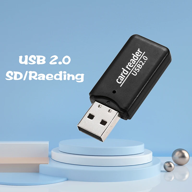 New High Speed USB 2.0 Interface Micro TF T-Flash Memory Card Reader Adapter Lightweight Portable Mini Memory CardReader
New High Speed USB 2.0 Interface Micro TF T-Flash Memory Card Reader Adapter Lightweight Portable Mini Memory CardReader