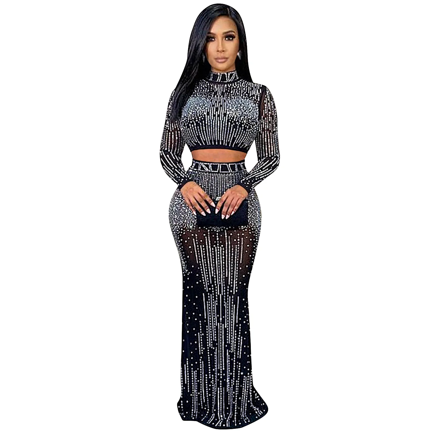 two piece set sexy skirt and crop top/Sexy Slim Nightclub Ladies Long Sleeve Black Dress Two Pieces/fashion two piece set skirt
two piece set sexy skirt and crop top/Sexy Slim Nightclub Ladies Long Sleeve Black Dress Two Pieces/fashion two piece set skirt