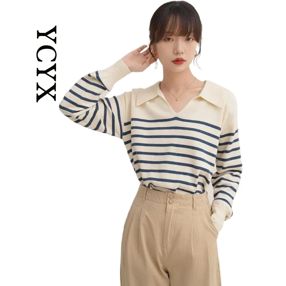 YCYX Minimalist striped sweater women кардиган женский 카디건 sueters de mujer moda 2023 ropa mujer oferta envío gratis YCYX320
YCYX Minimalist striped sweater women кардиган женский 카디건 sueters de mujer moda 2023 ropa mujer oferta envío gratis YCYX320