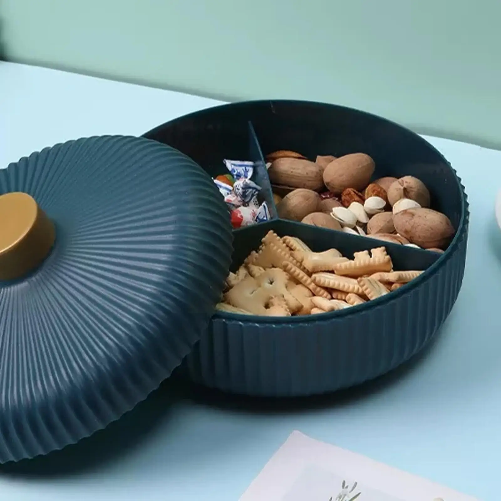 Food Storage Tray Dried Fruit Snack Plate Appetizer Serving Platter for Party Candy Nuts Dish With Cover Kitchen Supplies W3X6
Food Storage Tray Dried Fruit Snack Plate Appetizer Serving Platter for Party Candy Nuts Dish With Cover Kitchen Supplies W3X6