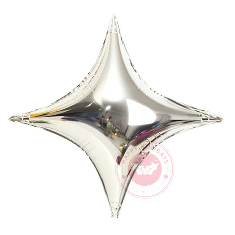 Серебряный воздушный шар с 4-конечной звездой JIMITU
Серебряный воздушный шар с 4-конечной звездой JIMITU