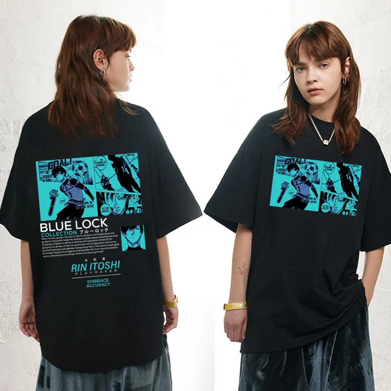 Japan Anime Blue Lock Rin Itoshi Print T Shirt Men Women Harajuku Fashion Short Sleeve T-Shirt Summer Vintage Casual T-Shirts
Japan Anime Blue Lock Rin Itoshi Print T Shirt Men Women Harajuku Fashion Short Sleeve T-Shirt Summer Vintage Casual T-Shirts