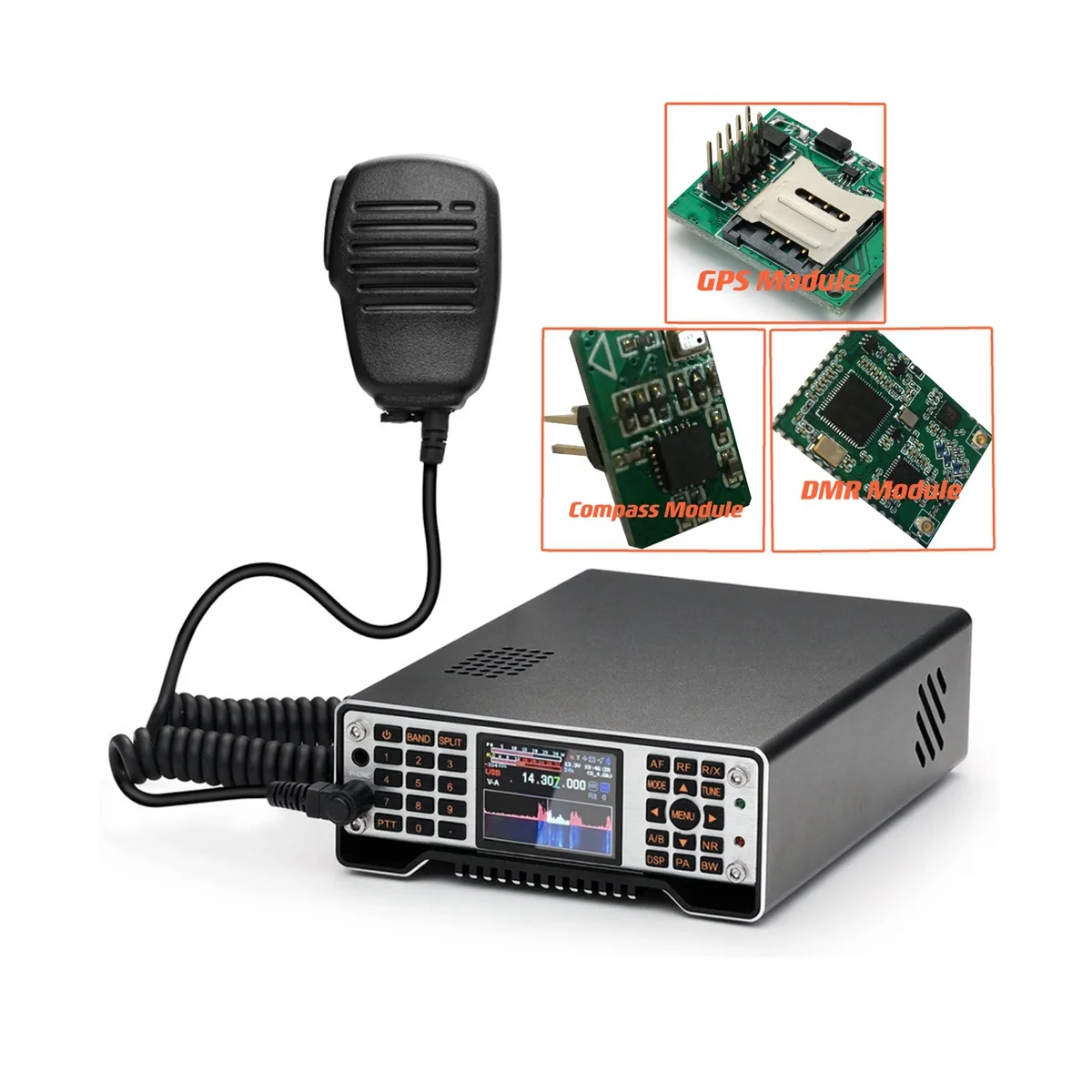 4Th Generation Q900 V4 100KHz-2GHz HF/VHF/UHF ALL Mode SDR Transceiver Software Defined Radio FM SSB CW RTTY B
4Th Generation Q900 V4 100KHz-2GHz HF/VHF/UHF ALL Mode SDR Transceiver Software Defined Radio FM SSB CW RTTY B