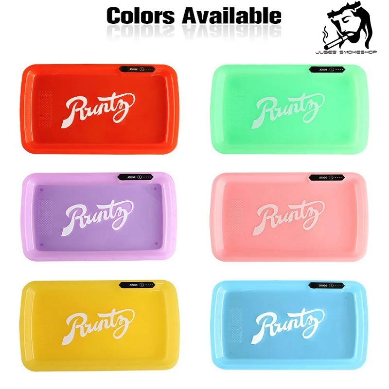 JUSES' SMOKESHOP New High Quality Plastic Rechargeable LED luminous Cigarette Tray with Grinding Function Smoking Accessories
JUSES' SMOKESHOP New High Quality Plastic Rechargeable LED luminous Cigarette Tray with Grinding Function Smoking Accessories