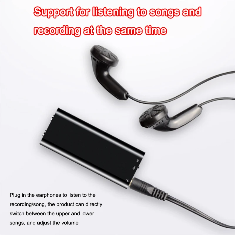 Миниатюрный диктофон с USB, диктофон 16/32 ГБ, цифровой диктофон с Mp3 плеером, цифровой микродиктофон, устройство записи звука
Миниатюрный диктофон с USB, диктофон 16/32 ГБ, цифровой диктофон с Mp3 плеером, цифровой микродиктофон, устройство записи звука