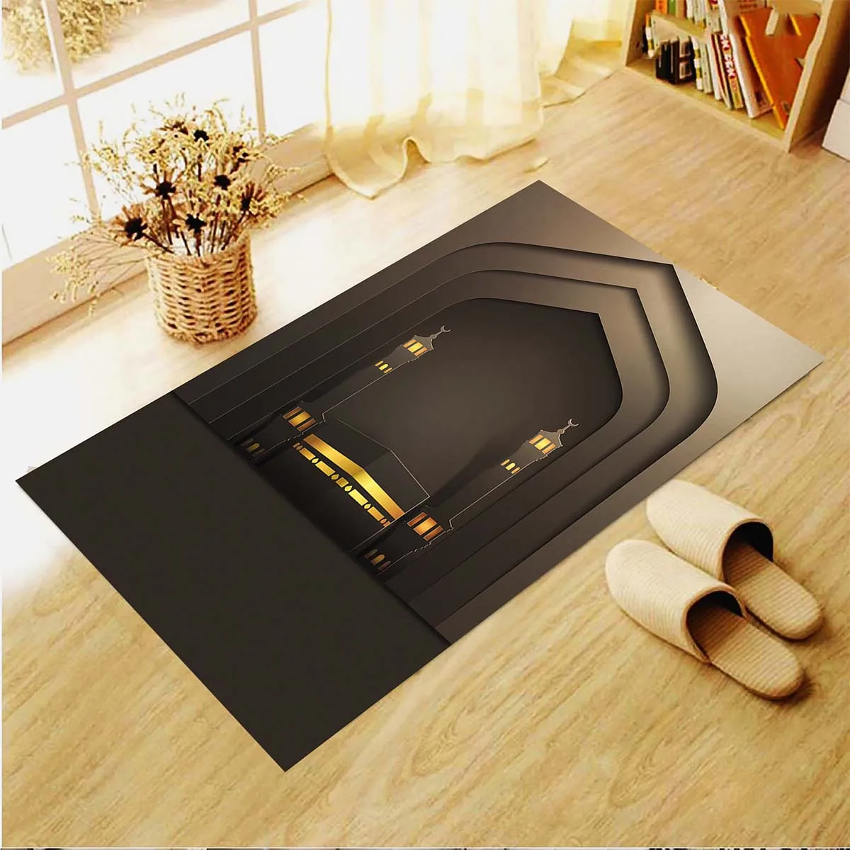 Muslim Prayer Rugs Floor Mats Carpet for Living Room Doormat Plush Non-slip Chair Mat Bathroom Carpet
Muslim Prayer Rugs Floor Mats Carpet for Living Room Doormat Plush Non-slip Chair Mat Bathroom Carpet