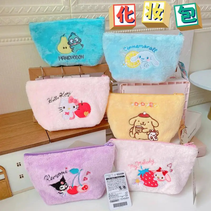 Cartoon Hellokittys Plush Embroidered Cosmetic Bag Sanrioed Anime My Melody Cinnamoroll Kawaii Cute Student Girl Pencil Case
Cartoon Hellokittys Plush Embroidered Cosmetic Bag Sanrioed Anime My Melody Cinnamoroll Kawaii Cute Student Girl Pencil Case