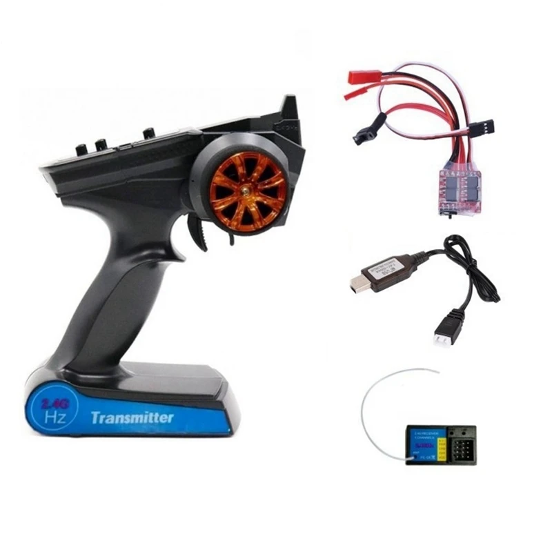 2.4G 3CH Remote Controller Kit Transmitter Receiver 30A ESC Set For WPL C14 C24 MN D90 MN99S RC Car Upgrade Parts
2.4G 3CH Remote Controller Kit Transmitter Receiver 30A ESC Set For WPL C14 C24 MN D90 MN99S RC Car Upgrade Parts