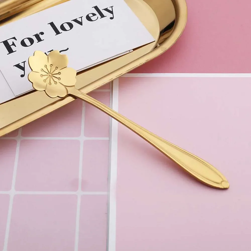 Золотая ложка из нержавеющей стали Sakura Rose
Золотая ложка из нержавеющей стали Sakura Rose