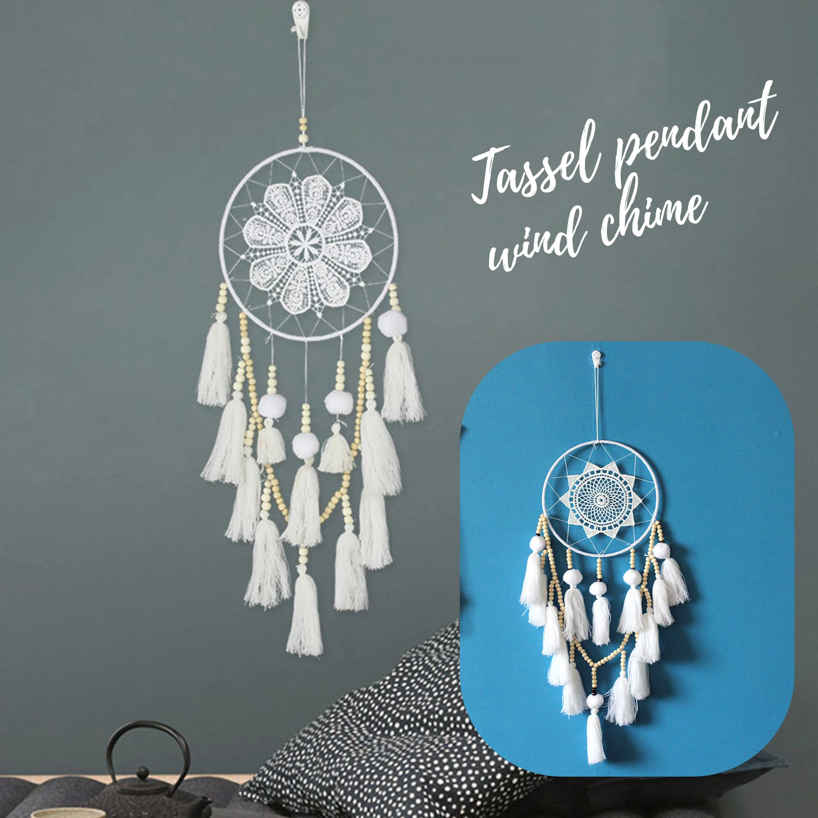 Белая кисточка, подвеска для Ловца снов, красивая фотография для гостиной, спальни
Белая кисточка, подвеска для Ловца снов, красивая фотография для гостиной, спальни