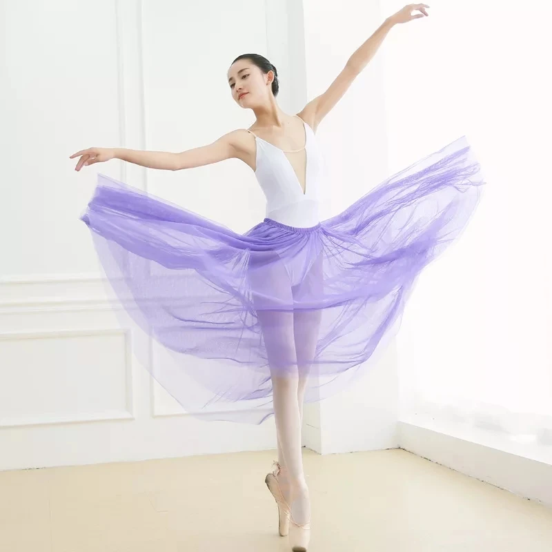 88cm Long Professional Classical Ballet Skirt White Black Purple Mesh Adult Swan Lake Dance Elastic Waist Tulle Skirts Wholesale
88cm Long Professional Classical Ballet Skirt White Black Purple Mesh Adult Swan Lake Dance Elastic Waist Tulle Skirts Wholesale