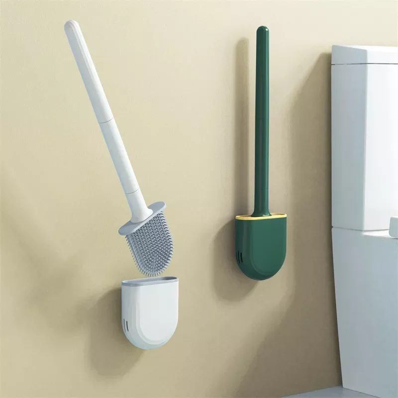 mounted Toilet Brush Water Leak Proof with Base Silicone Wc Flat Head Flexible Soft Bristles Brush with Quick Drying Holder
mounted Toilet Brush Water Leak Proof with Base Silicone Wc Flat Head Flexible Soft Bristles Brush with Quick Drying Holder