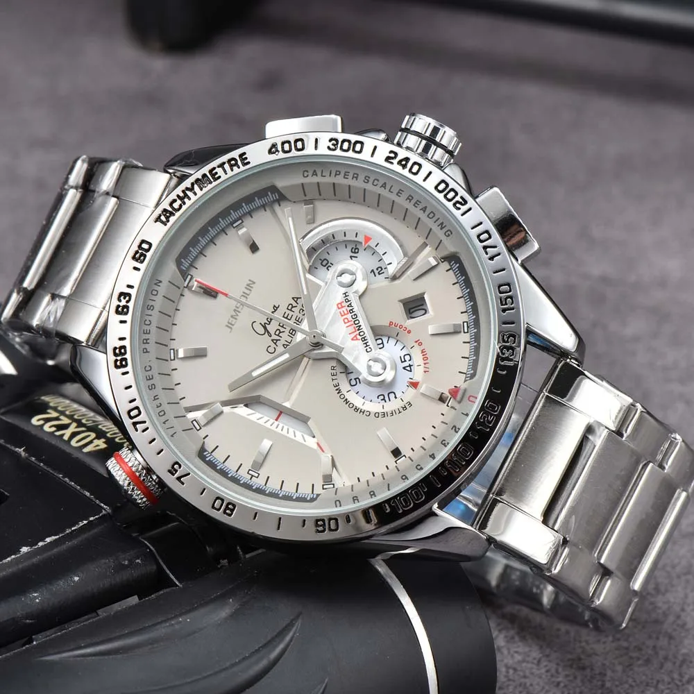 Original Brand Sports Watches For Mens Fashion Full Stainless Steel Automatic Date Watch Luxury Chronograph Quartz AAA Clocks
Original Brand Sports Watches For Mens Fashion Full Stainless Steel Automatic Date Watch Luxury Chronograph Quartz AAA Clocks