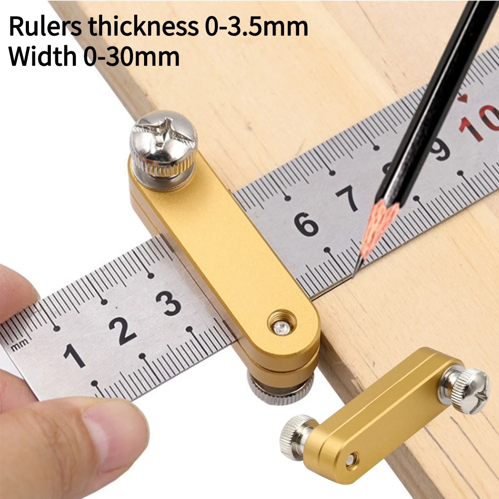 1/2PCS Steel Ruler Positioning Block Line Marking Gauge Woodworking Carpentry Scriber for Wooden Working Accessories
1/2PCS Steel Ruler Positioning Block Line Marking Gauge Woodworking Carpentry Scriber for Wooden Working Accessories