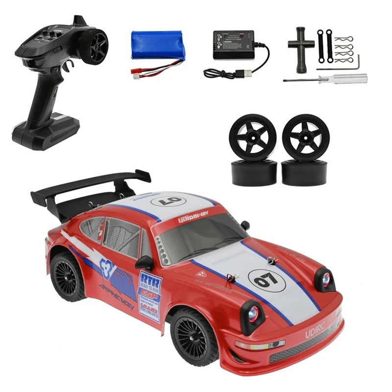 UD1607 1/16 RC Car 40Km/H Brushless 2.4G 4WD Drift Car LED Light On-Road Remote Control Vehicle Electric Car Gifts Toy
UD1607 1/16 RC Car 40Km/H Brushless 2.4G 4WD Drift Car LED Light On-Road Remote Control Vehicle Electric Car Gifts Toy