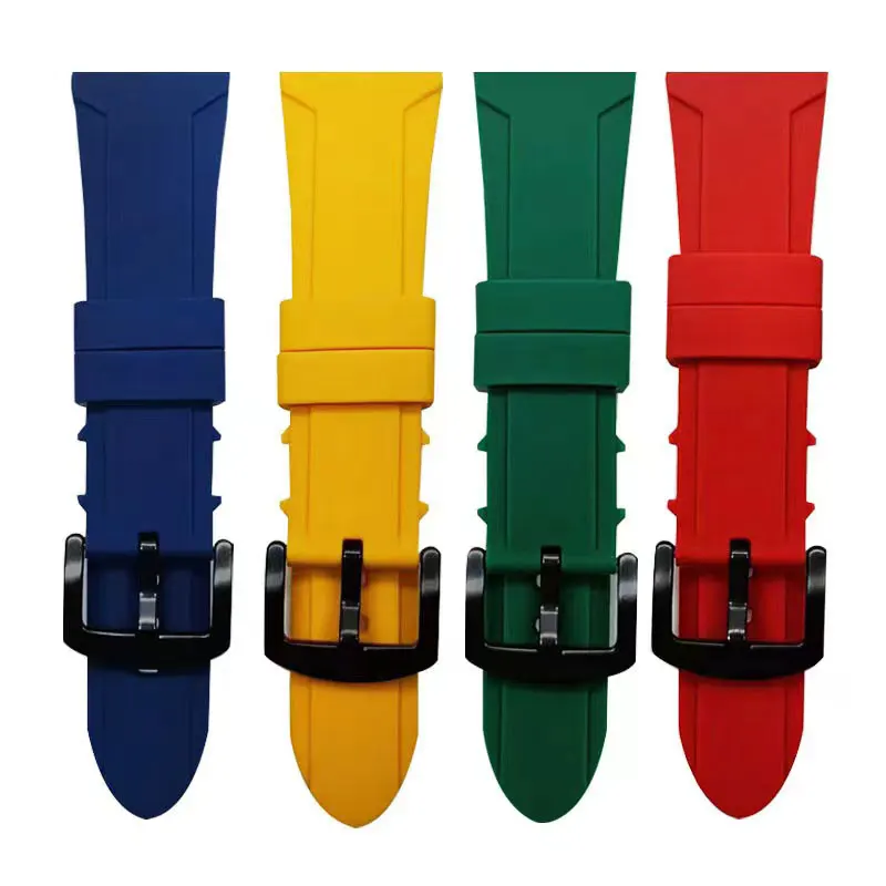 Outdoor sports waterproof watchband 22/24/26mm silicone intelligent breathable watchband for the fat sea
Outdoor sports waterproof watchband 22/24/26mm silicone intelligent breathable watchband for the fat sea