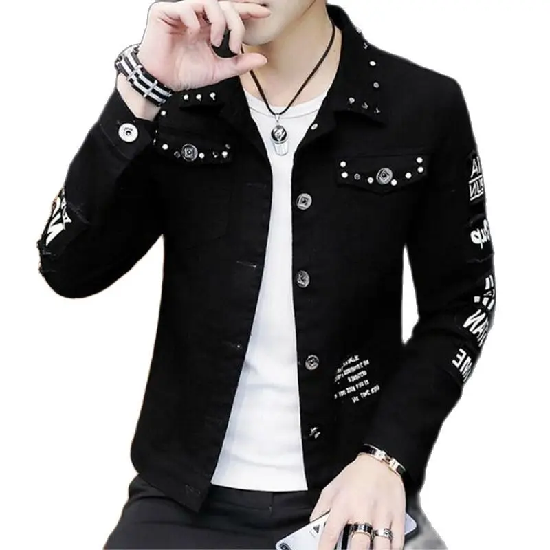 2023 Spring Denim Jacket Men Rivet Motorcyle Basic Coat Streetwear Hip Hop Bomber Jacket Cowboy Mens Jean Jacket Chaqueta Hombre
2023 Spring Denim Jacket Men Rivet Motorcyle Basic Coat Streetwear Hip Hop Bomber Jacket Cowboy Mens Jean Jacket Chaqueta Hombre