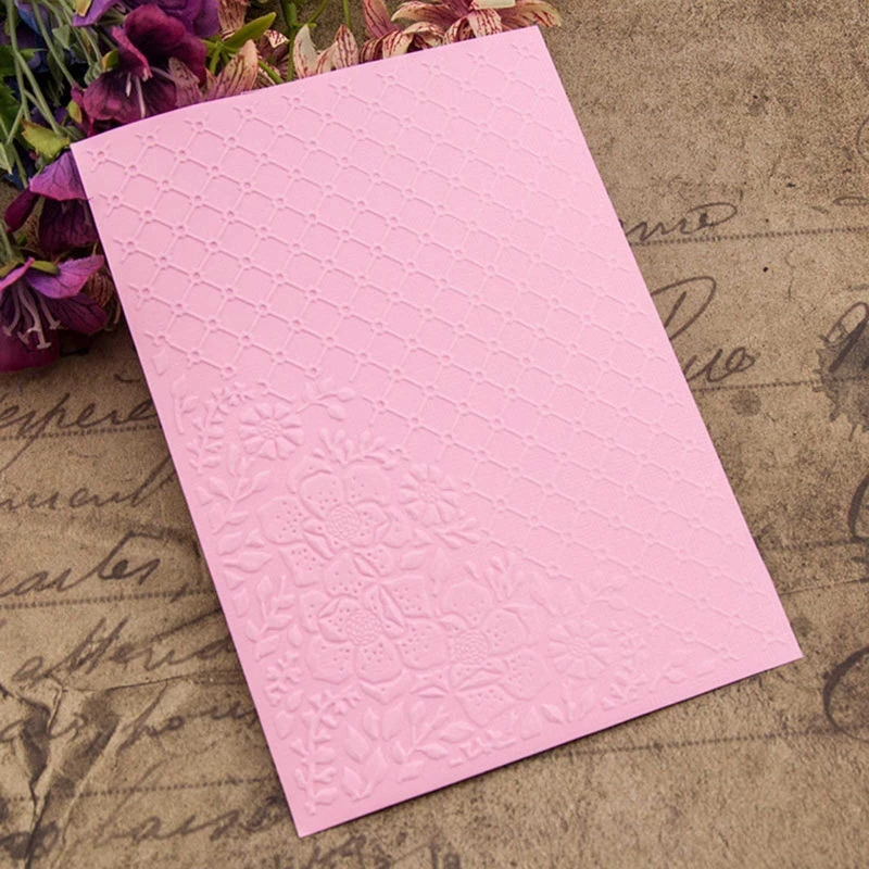 XXUD Exquisite Floral Embossing Template Mold DIY Plastic Scrapbooking Photo Album Card Paper DIY Craft Decoration 5x7 inches 
XXUD Exquisite Floral Embossing Template Mold DIY Plastic Scrapbooking Photo Album Card Paper DIY Craft Decoration 5x7 inches