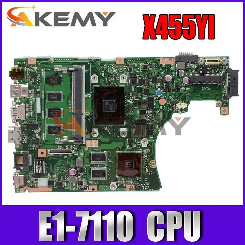 Akemy X455YI motherboard with E1-7110 CPU 4GB RAM For Asus X455YI X455Y X455DG X455D laptop motherboard 2G GPU test 100% ok
Akemy X455YI motherboard with E1-7110 CPU 4GB RAM For Asus X455YI X455Y X455DG X455D laptop motherboard 2G GPU test 100% ok