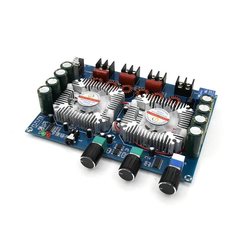 2*160W+220W TDA7498E Power Subwoofer Amplifier Board Bluetooth-compatible 2.1 Channel Class D Home Theater Audio Stereo Amp
2*160W+220W TDA7498E Power Subwoofer Amplifier Board Bluetooth-compatible 2.1 Channel Class D Home Theater Audio Stereo Amp