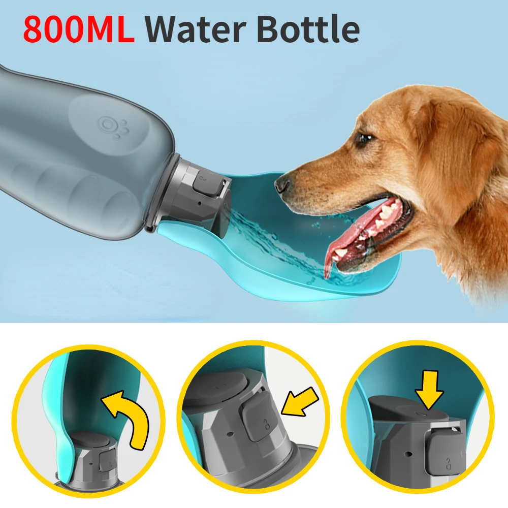 800ml Portable Dog Water Bottle For Big Dogs Pet Outdoor Travel Hiking Walking Foldable Drinking Bowl Dog Bulldog Water Feeder
800ml Portable Dog Water Bottle For Big Dogs Pet Outdoor Travel Hiking Walking Foldable Drinking Bowl Dog Bulldog Water Feeder