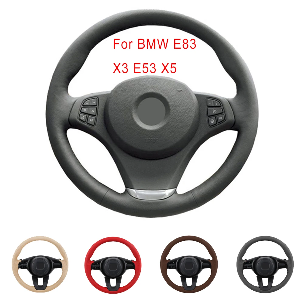 DIY Special Original Car Steering Wheel Cover For BMW E83 X3 2003-2010 E53 X5 2004-2006 Artificial Leather Steering Wheel Braid
DIY Special Original Car Steering Wheel Cover For BMW E83 X3 2003-2010 E53 X5 2004-2006 Artificial Leather Steering Wheel Braid