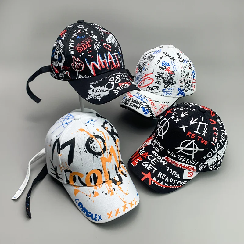 New Graffiti Hip-Hop Kpop Men Women Baseball Hats Cotton Breathable Snapback Skateboard Sport Caps Adult Cool Streetwear Fashion
New Graffiti Hip-Hop Kpop Men Women Baseball Hats Cotton Breathable Snapback Skateboard Sport Caps Adult Cool Streetwear Fashion