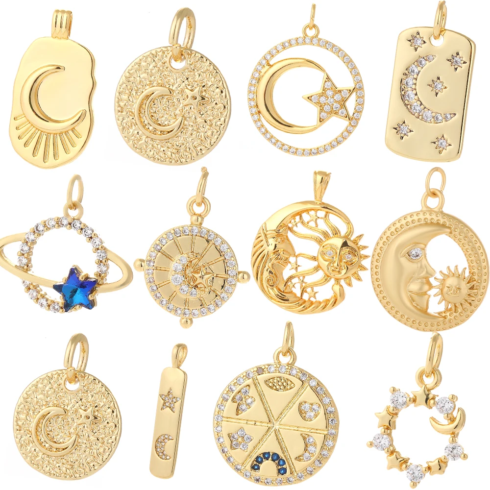 Bling Moon Pendant Charms for Jewelry Making Charm Designer Jewelry Charms for Earrings Necklace Bracelet Handmade High Quality 
Bling Moon Pendant Charms for Jewelry Making Charm Designer Jewelry Charms for Earrings Necklace Bracelet Handmade High Quality