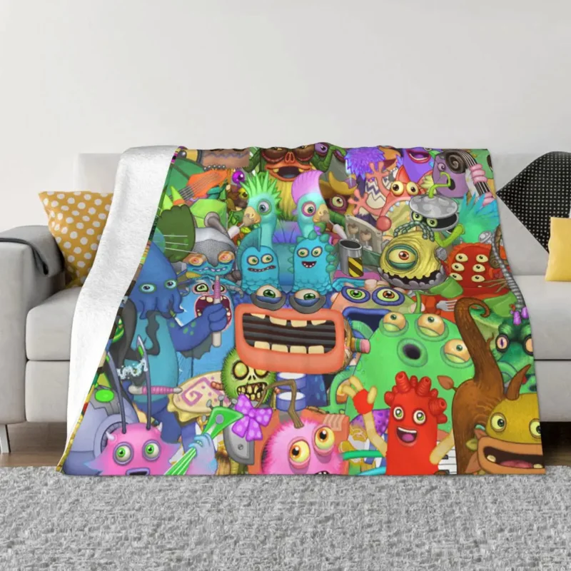 My Singing Monsters Music Game Flannel Throw Blanket Blanket for Bed Travel Lightweight Thin Bedroom Quilt
My Singing Monsters Music Game Flannel Throw Blanket Blanket for Bed Travel Lightweight Thin Bedroom Quilt