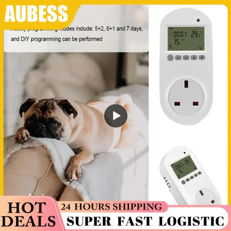 2/3/5PCS Programmable Smart Heater Plug Ntc Sensor Electric Floor Heating Plug Tuya Wifi Thermostat Socket Lcd Light Display 16a
2/3/5PCS Programmable Smart Heater Plug Ntc Sensor Electric Floor Heating Plug Tuya Wifi Thermostat Socket Lcd Light Display 16a