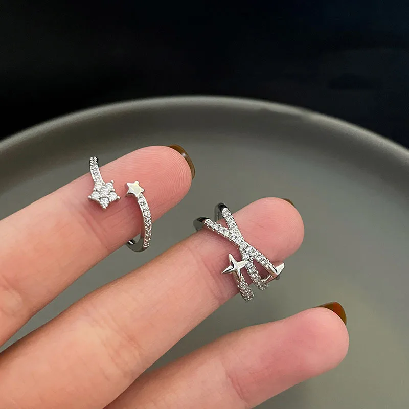 Fashion White Zircon Star Adjustable Ring for Women Crystal Rings Fine Jewelry Accessories
Fashion White Zircon Star Adjustable Ring for Women Crystal Rings Fine Jewelry Accessories