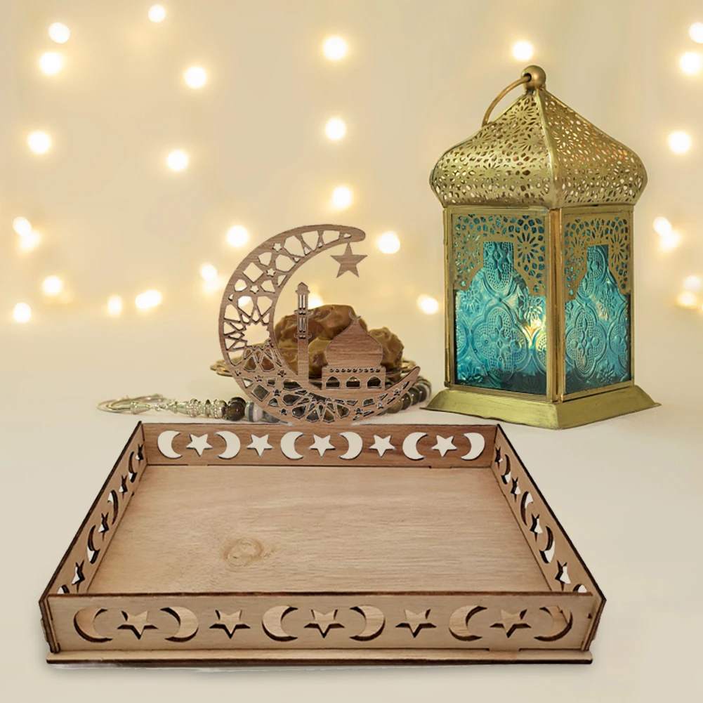 Деревянный поднос для еды Eid Mubarak для дома исламский Декор для мусульманской вечеринки праздничная атмосфера товары для вечерние
Деревянный поднос для еды Eid Mubarak для дома исламский Декор для мусульманской вечеринки праздничная атмосфера товары для вечерние