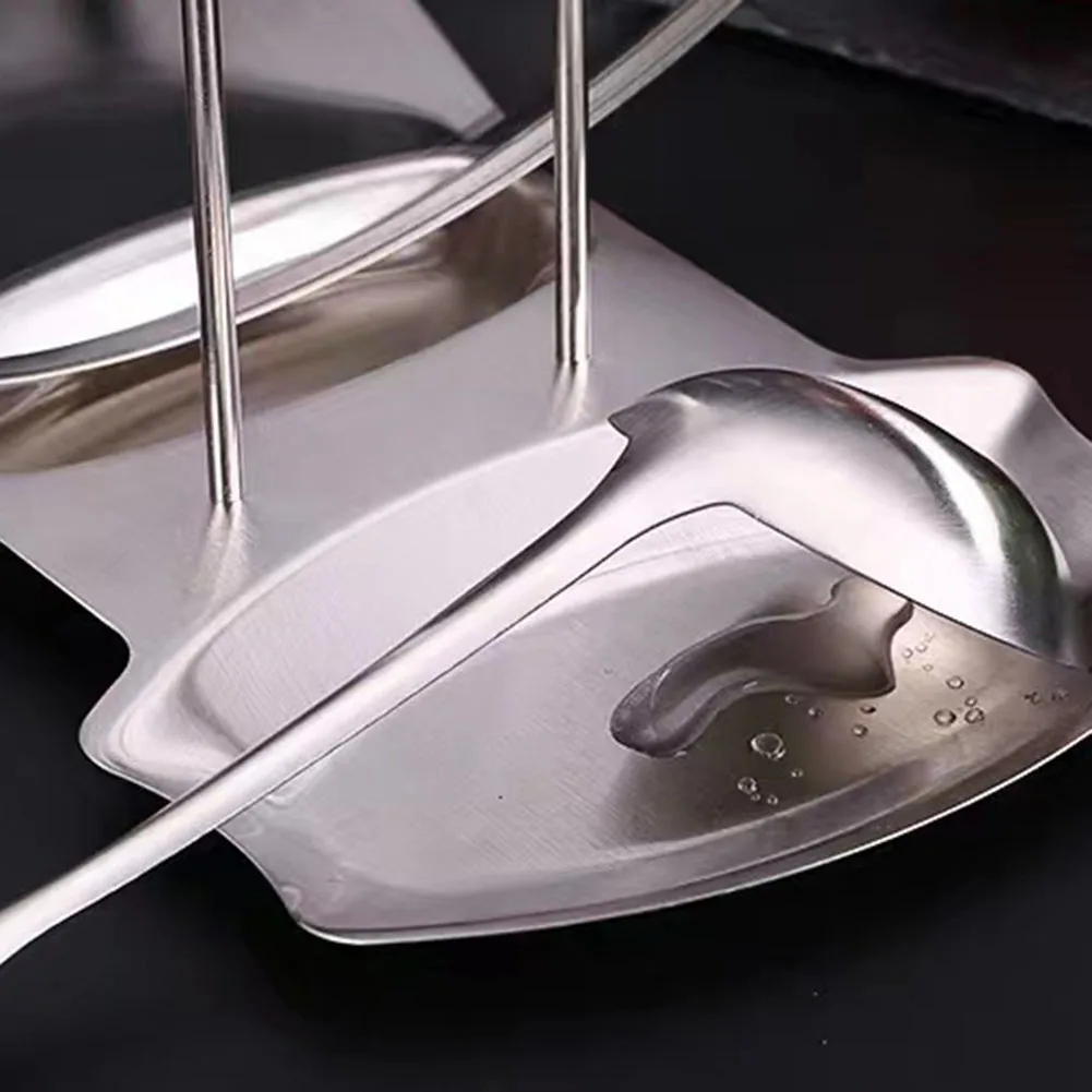 Stainless Steel Pot Lid Rack Shelf Kitchen Organizer Chopstick Spoon Rest Spatula Rack Pan Cover Holder Stand Cooking Tools
Stainless Steel Pot Lid Rack Shelf Kitchen Organizer Chopstick Spoon Rest Spatula Rack Pan Cover Holder Stand Cooking Tools