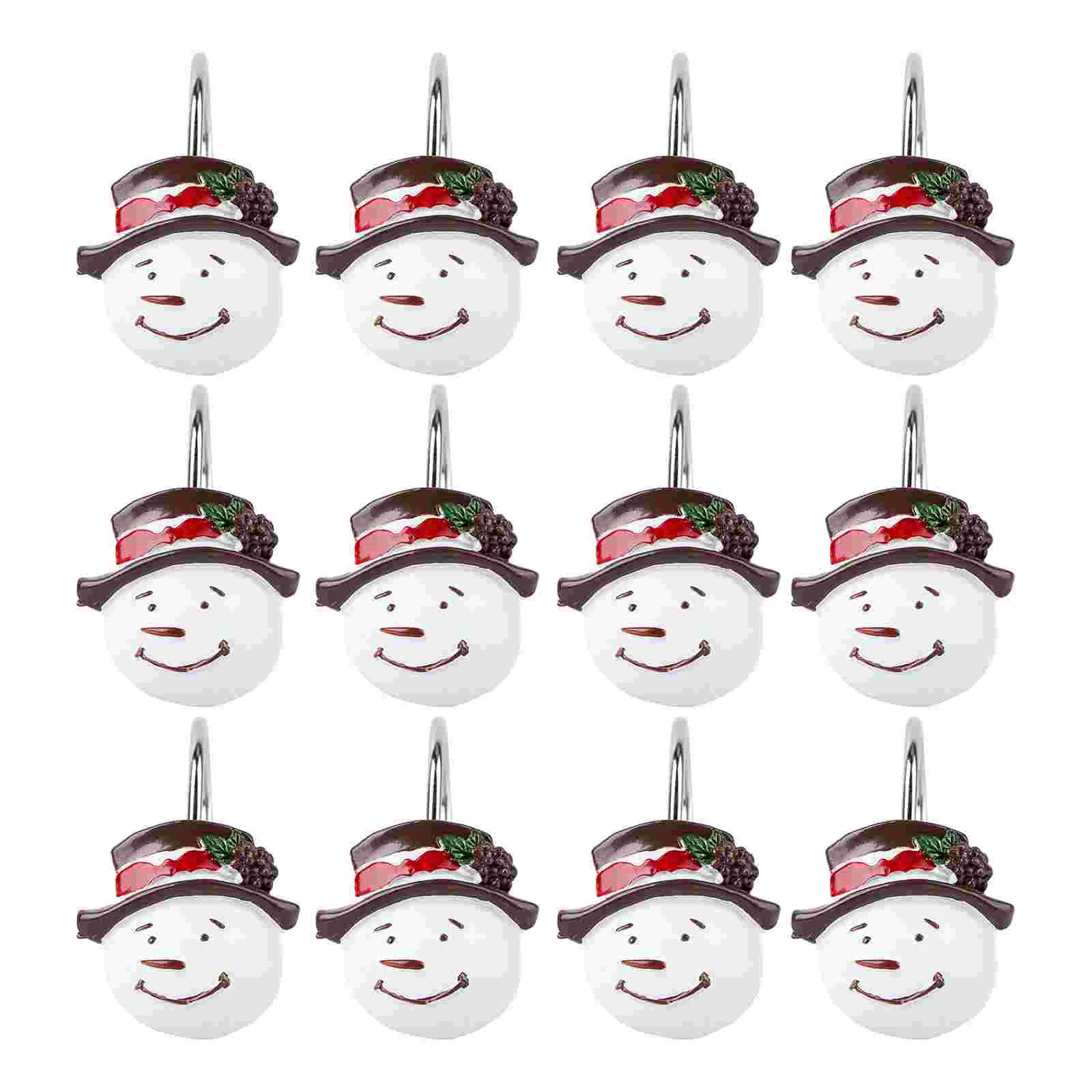 Curtain Hook Shower Hookshangers Snowman Bathroom Xmas Lock Rolling Drapery Hanging
Curtain Hook Shower Hookshangers Snowman Bathroom Xmas Lock Rolling Drapery Hanging