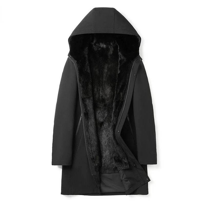 2022 Winter Brushed Fleece Liner Thermal Men's Jackets Thicken Elegant Fur Collar Hooded Long Coat Trendy Casual Parka New
2022 Winter Brushed Fleece Liner Thermal Men's Jackets Thicken Elegant Fur Collar Hooded Long Coat Trendy Casual Parka New