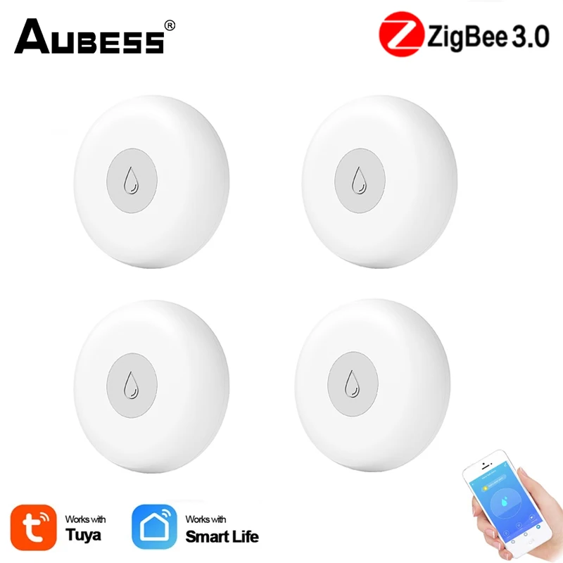 Детектор утечки воды Tuya ZigBee, датчик наводнения с дистанционным управлением через приложение
Детектор утечки воды Tuya ZigBee, датчик наводнения с дистанционным управлением через приложение