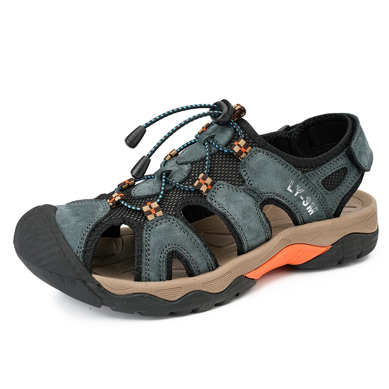 Summer Men's Breathable Sandals Beach Outdoor Casual Shoes Thick Sole Closed Toe Aqua Shoes for Hiking Fishing Shoes 
Summer Men's Breathable Sandals Beach Outdoor Casual Shoes Thick Sole Closed Toe Aqua Shoes for Hiking Fishing Shoes
