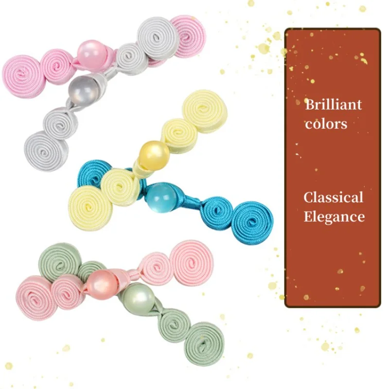 5Pairs Chinese Knot Buttons Cheongsam Plate Buckle Chinese Clothing Jade Bead Hand-woven Buttons Clothing Decorative Accessories
5Pairs Chinese Knot Buttons Cheongsam Plate Buckle Chinese Clothing Jade Bead Hand-woven Buttons Clothing Decorative Accessories