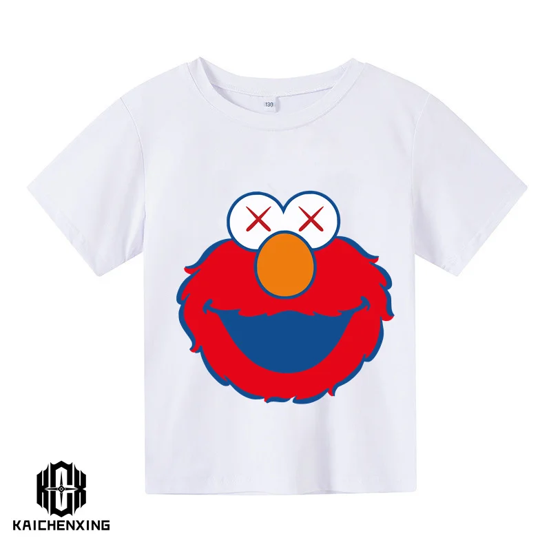 Hot selling Sesame Street Kids Cute fashion casual T-shirt Classic kids boys girls street fashion crewneck T-shirt casual T-shir
Hot selling Sesame Street Kids Cute fashion casual T-shirt Classic kids boys girls street fashion crewneck T-shirt casual T-shir