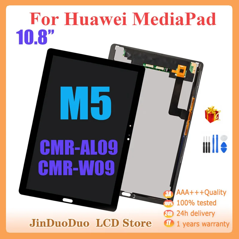 10,8 дюймовые ЖК-дисплеи для Huawei MediaPad M5 CMR-AL09 LCD дисплей сенсорный экран дигитайзер в сборе сменная панель планшетного ПК
10,8 дюймовые ЖК-дисплеи для Huawei MediaPad M5 CMR-AL09 LCD дисплей сенсорный экран дигитайзер в сборе сменная панель планшетного ПК