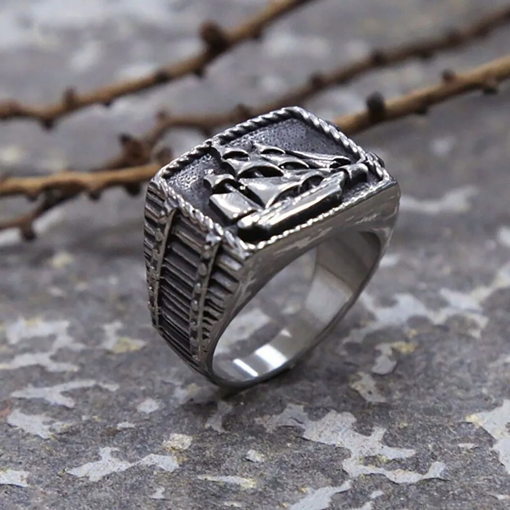 2022 Vintage 3D Pirate Carved Sailing Ship Statue Mens Ring For Hip Hop Punk Male Rings Rock Party Jewelry Gift Set
2022 Vintage 3D Pirate Carved Sailing Ship Statue Mens Ring For Hip Hop Punk Male Rings Rock Party Jewelry Gift Set