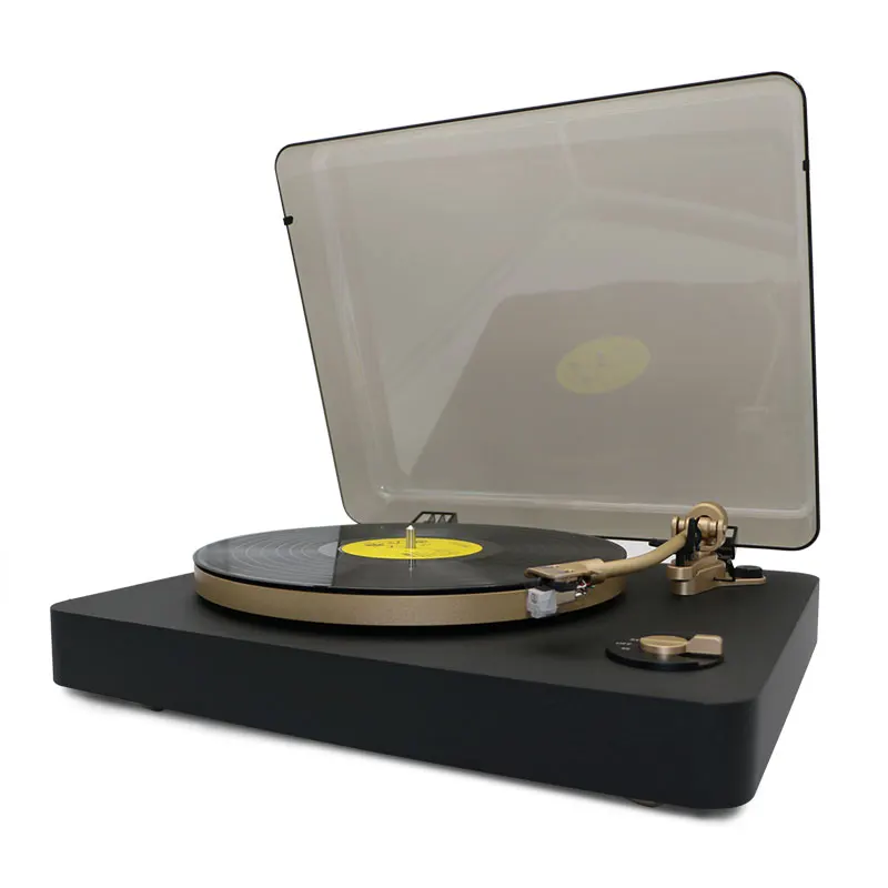 

factory wholesaler amazing price BT supported turntable record player CE/ROHS certificated 3-speed modern gramophone