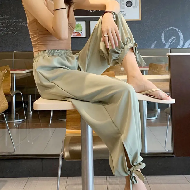 2022 New Arrival Summer Korean Style Women All-matched Ankle-length Pants Casual Loose Elastic Waist Harem Pants P264
2022 New Arrival Summer Korean Style Women All-matched Ankle-length Pants Casual Loose Elastic Waist Harem Pants P264