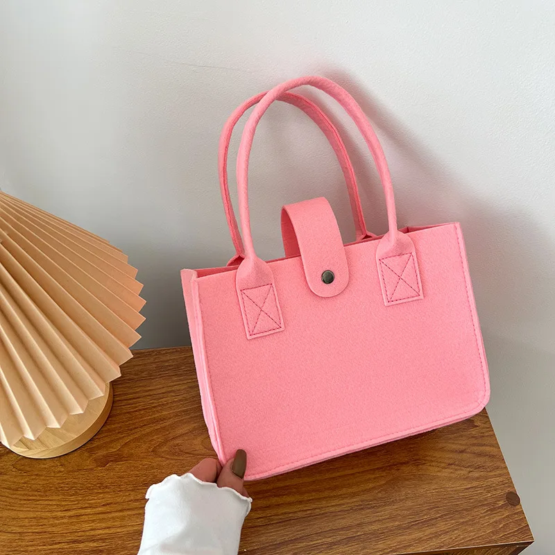 Simple Classic Felt Handbag Women Casual Large Capacity Open Shopping Bag with Sturdy Handle Travel Beach Storage Organizer
Simple Classic Felt Handbag Women Casual Large Capacity Open Shopping Bag with Sturdy Handle Travel Beach Storage Organizer