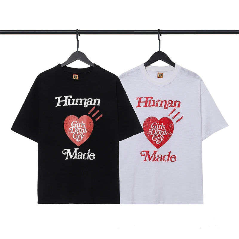 Human Made T-shirt Men Women 1:1 High Quality Red Love Logo Oversize T-Shirt Slub Cotton Human Made Short Sleeve Tee 
Human Made T-shirt Men Women 1:1 High Quality Red Love Logo Oversize T-Shirt Slub Cotton Human Made Short Sleeve Tee