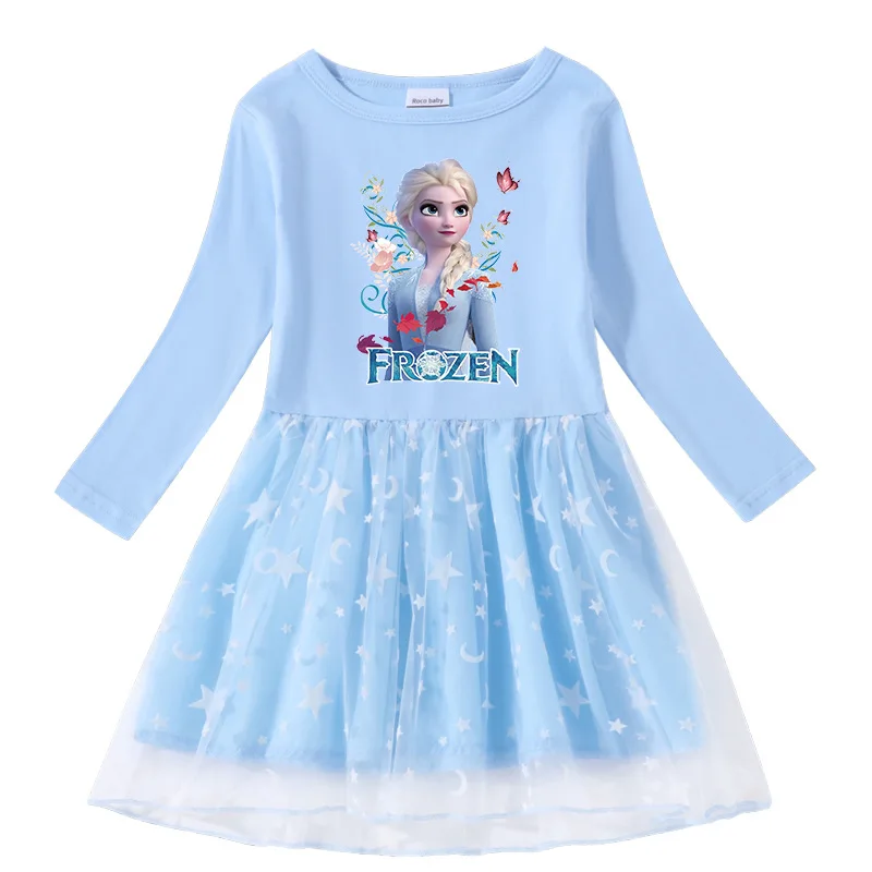 Spring Little Girls Clothes Frozen Elsa Long Sleeve Princess Dress Party Children Costume Autumn Birthday Toddler Kids Outfits
Spring Little Girls Clothes Frozen Elsa Long Sleeve Princess Dress Party Children Costume Autumn Birthday Toddler Kids Outfits