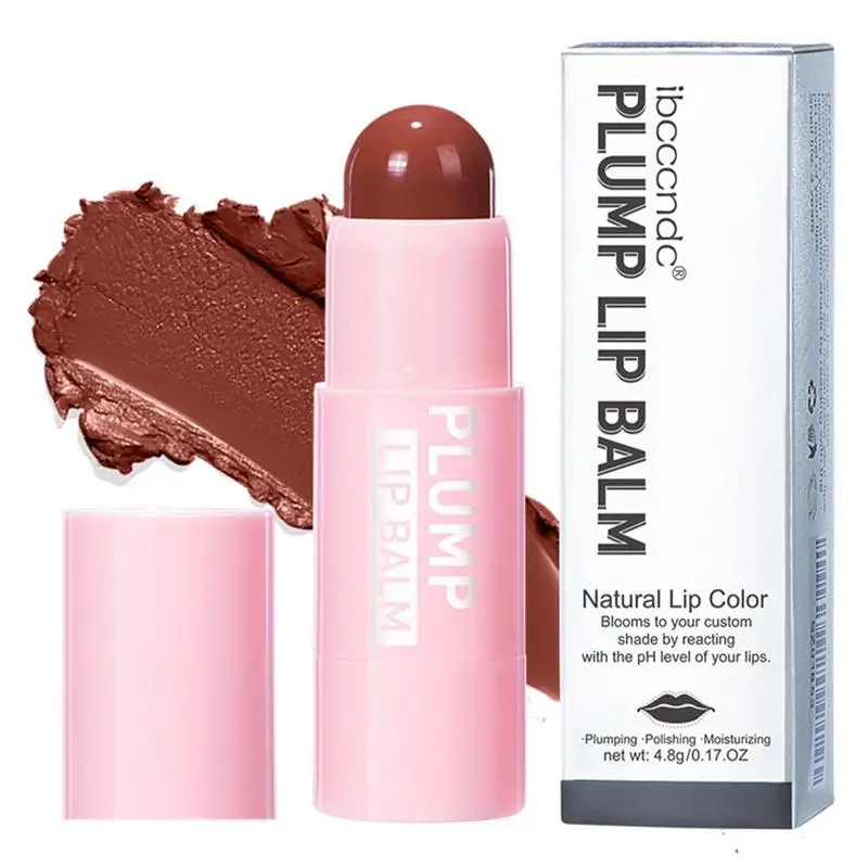 

Lip Pumping Lipstick 4 Colors Lip Plumping Gloss Day & Night Lip Plump Gloss Natural Lip Care Serums For Fuller Lips Lip