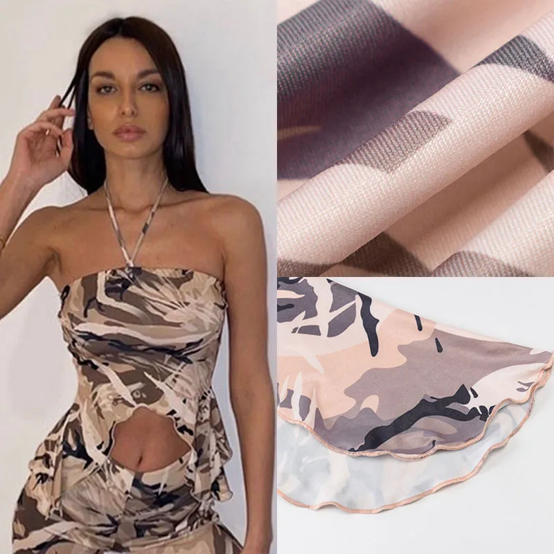 Print Halter Sexy Irregular Crop Tops Summer Women Fashion Streetwear Outfits Club Ruffles Tube Top
Print Halter Sexy Irregular Crop Tops Summer Women Fashion Streetwear Outfits Club Ruffles Tube Top