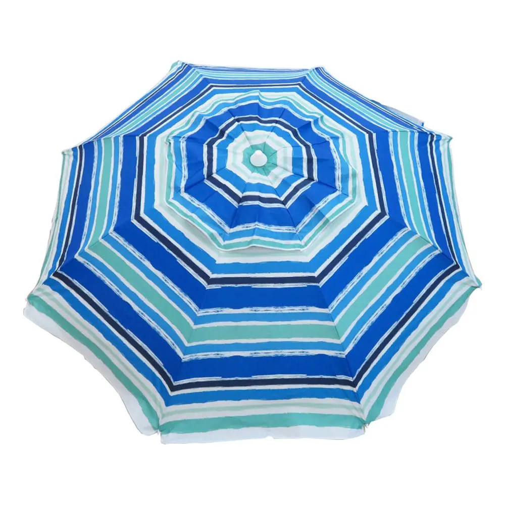 

Зонт Пляжный POPTOP в синюю и зеленую полоску, 7 футов, с дорожной сумкой