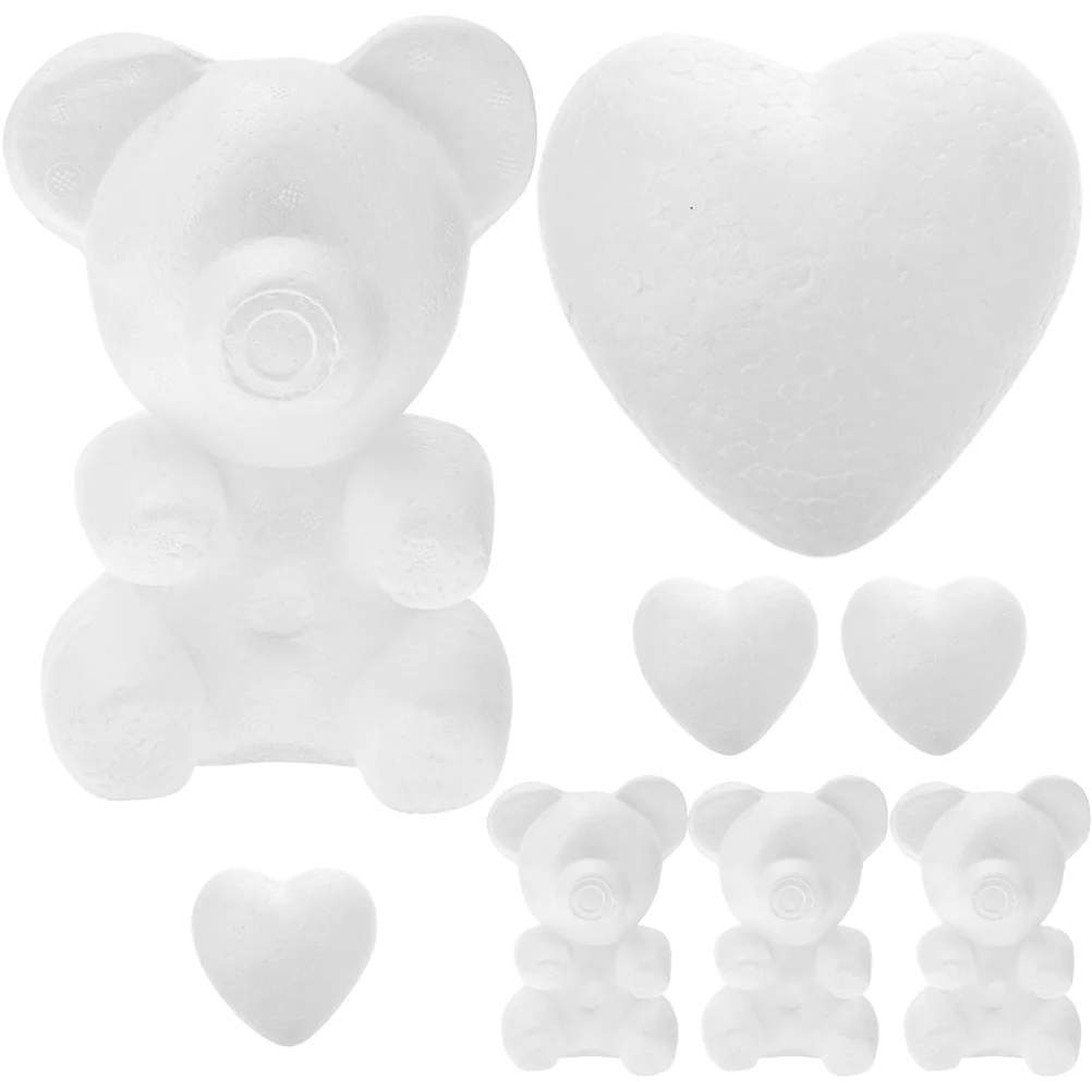 Foam Styrofoam Craft Diy Shapes Heartpolystyrene Rose Floral Flowerdaywhite Valentines Bearscraftsshape Modelling Animal Model 
Foam Styrofoam Craft Diy Shapes Heartpolystyrene Rose Floral Flowerdaywhite Valentines Bearscraftsshape Modelling Animal Model